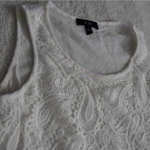 AGB Ivory Textured Blouse